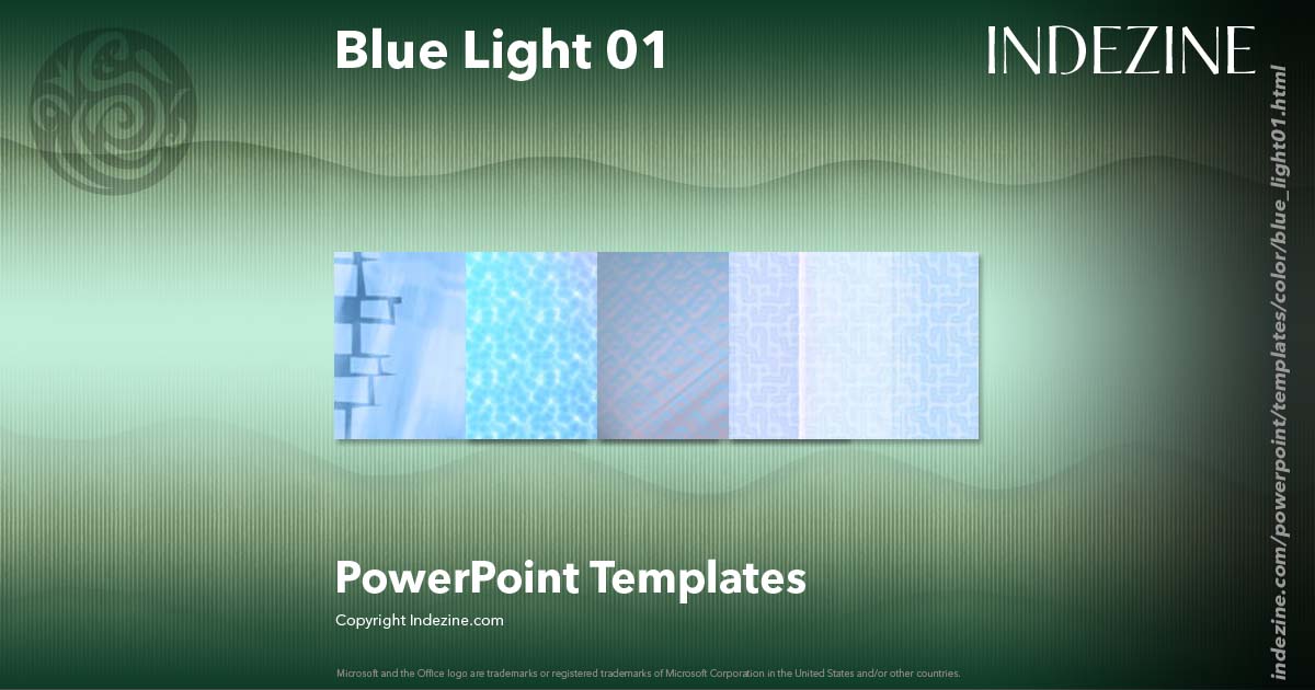 Blue Light 01 PowerPoint Templates