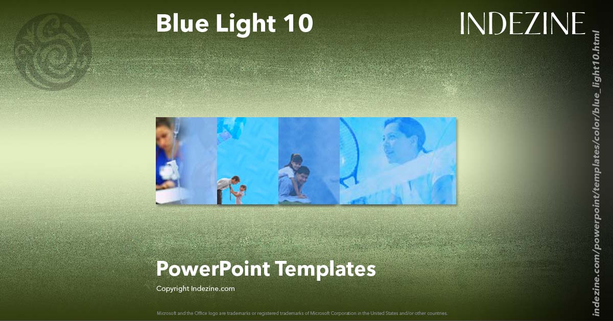 Blue Light 10 PowerPoint Templates