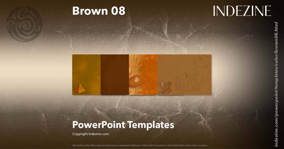 Shades Of Brown PowerPoint Background