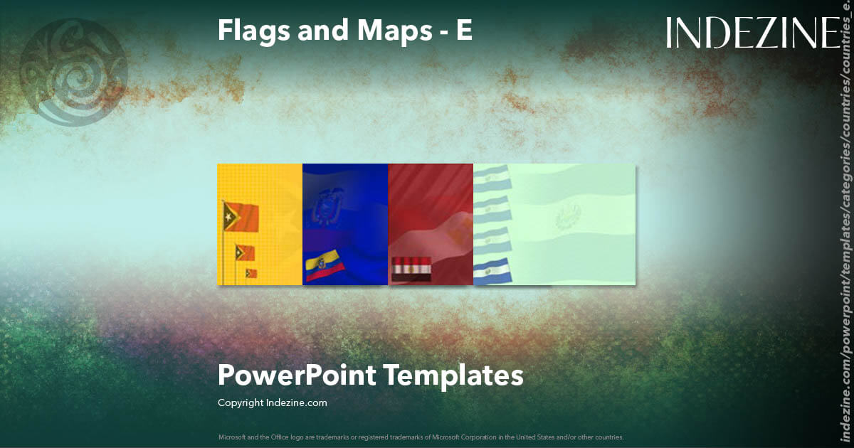 Flags and Maps - E PowerPoint Templates