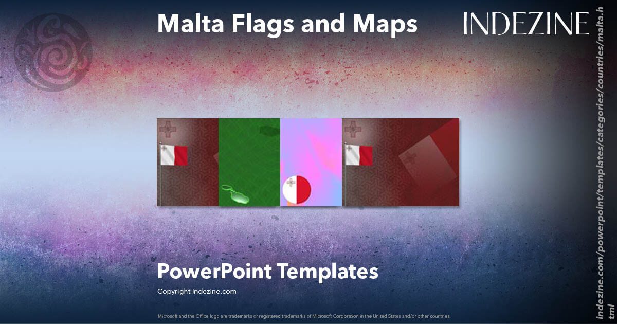 Malta Flags and Maps PowerPoint Templates