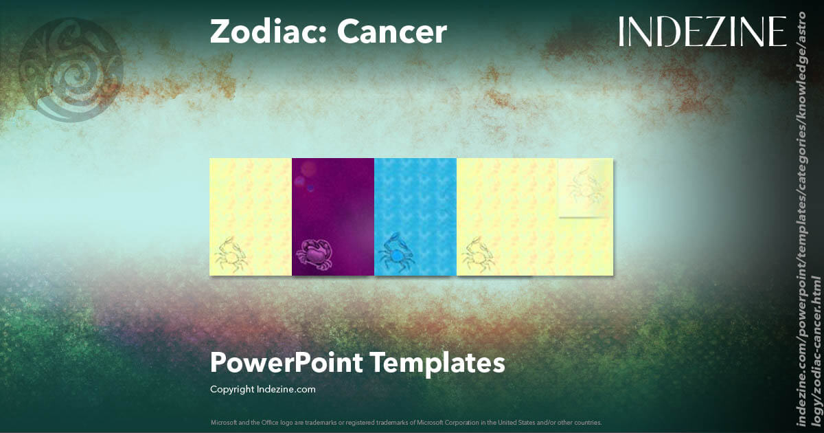Zodiac Cancer PowerPoint Templates