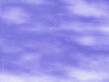 Flying Ellipses Title Content PowerPoint Template