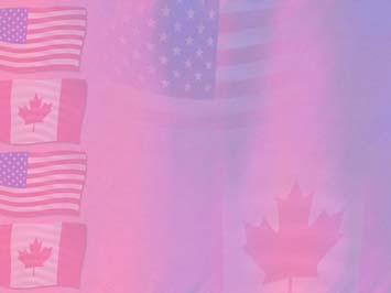 Canada USA Title Content PowerPoint Template