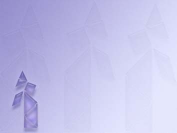 Tangram Man Title Content PowerPoint Template