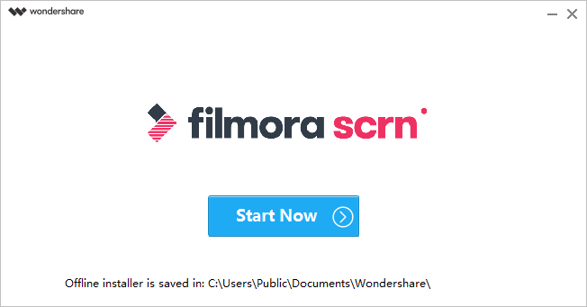 Run Filmora Scrn