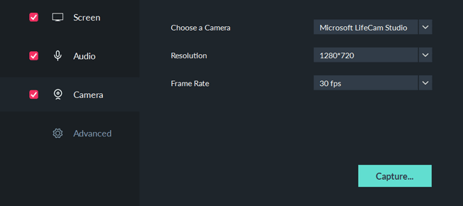 Capture your webcam output