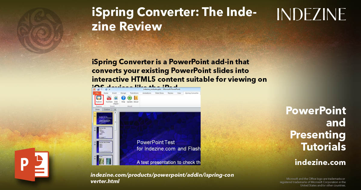 iSpring Converter: The Indezine Review