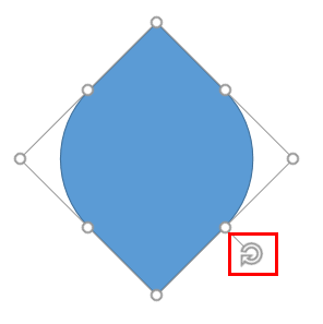 Shape Union option applied to Teardrop shapes