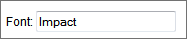 Font