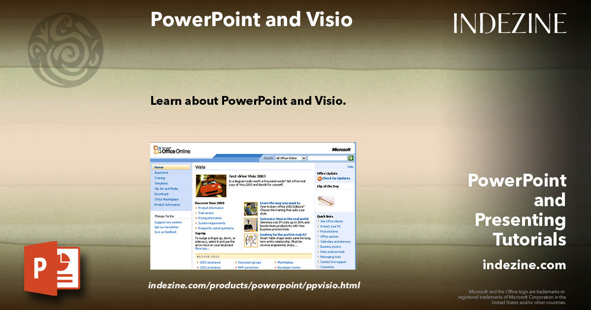 PowerPoint and Visio