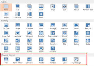 Learn PowerPoint 2013 for Windows: Dynamic Content Transitions