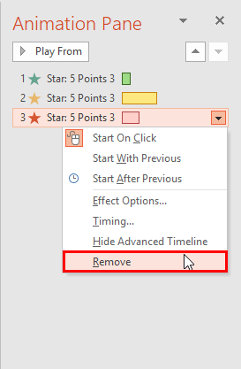 Remove Animations in PowerPoint 2016 for Windows