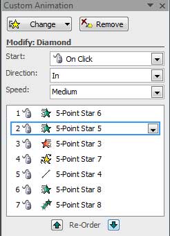 Reorder Animations in PowerPoint 2007, 2003, and 2002 for Windows
