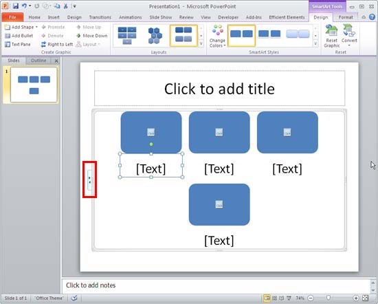 Inserted SmartArt graphic Inserted SmartArt graphic