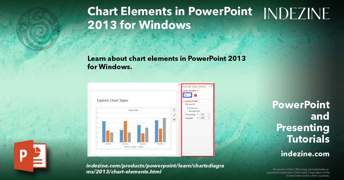Chart Elements in PowerPoint 2013 for Windows