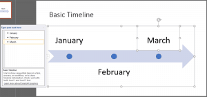 Creating Timelines Using SmartArt in PowerPoint 365 for Windows