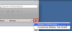 Learn PowerPoint 2011 for Mac: Ribbon Preferences