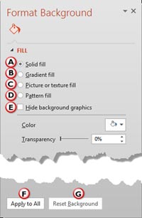 Learn PowerPoint 2013 for Windows: Format Slide Background