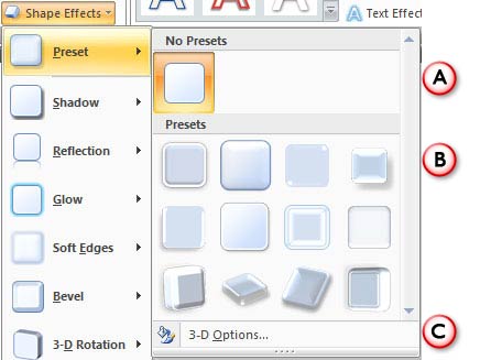 Preset sub-gallery Preset sub-gallery