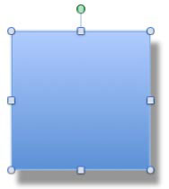 Rectangle shape with applied shadow effect Rectangle shape with applied shadow effect