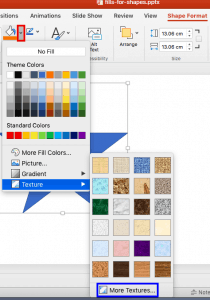 Add Texture Fills to Shapes in PowerPoint 2016 for Mac