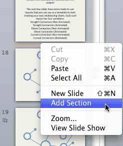 Learn PowerPoint 2011 for Mac: Adding and Renaming Sections