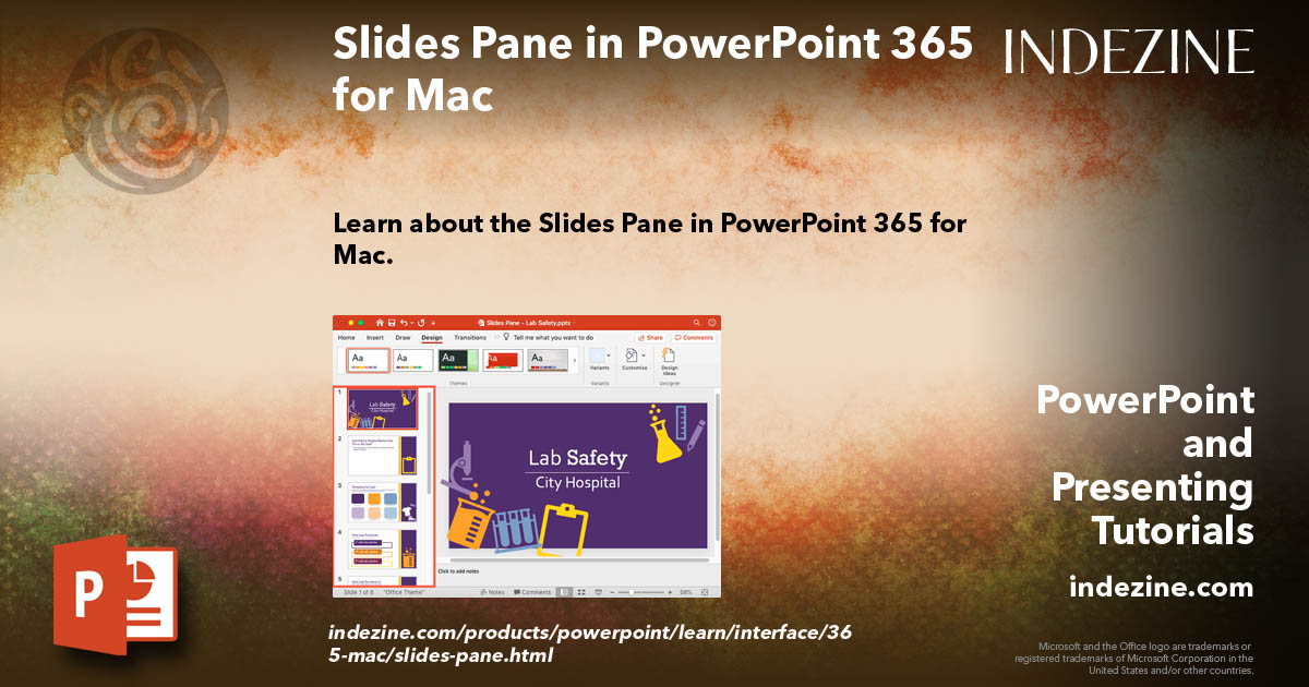 Slides Pane in PowerPoint 365 for Mac
