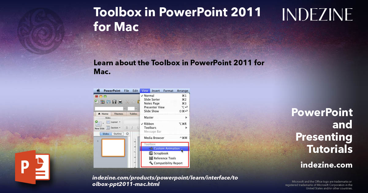 Toolbox in PowerPoint 2011 for Mac