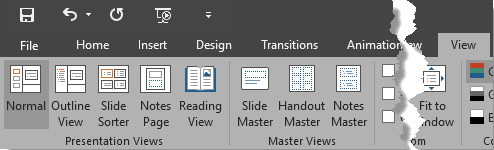 Views In PowerPoint 2016 For Windows Views In PowerPoint 2016 For Windows