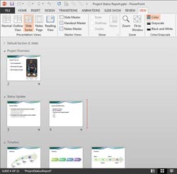 Learn PowerPoint 2013 for Windows: Getting Started with Sections