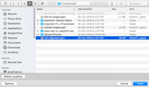 File Types That Can be Opened in PowerPoint 2016 for Mac