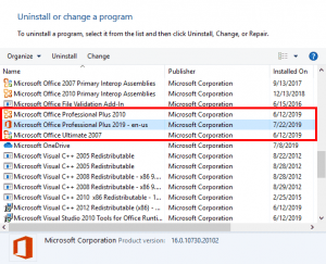 Locate Your Version in PowerPoint 2019 for Windows
