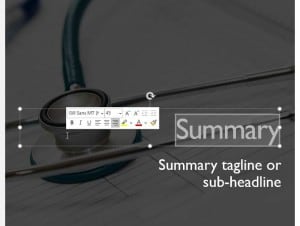 Mini Toolbar in PowerPoint 365 for Windows