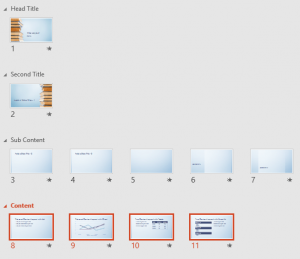 Reordering Sections in PowerPoint 2016 for Windows