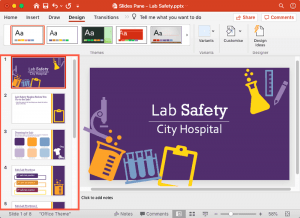 Slides Pane in PowerPoint 365 for Mac