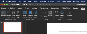 Views in PowerPoint 365 for Mac