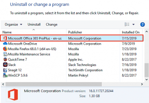 Locate Your Version in PowerPoint 365 for Windows