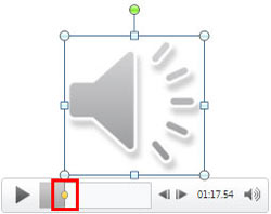 Learn PowerPoint 2010 for Windows: Add Bookmarks for Audio Clips