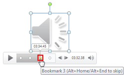 Learn PowerPoint 2013 for Windows: Remove Bookmarks from Audio Clips