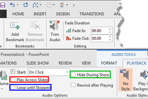 Learn PowerPoint 2013 for Windows: Sound Across Slides