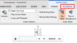 Learn PowerPoint 2013 for Windows: Sound Across Specific Slides