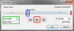 Learn PowerPoint 2013 for Windows: Trim Audio Clips