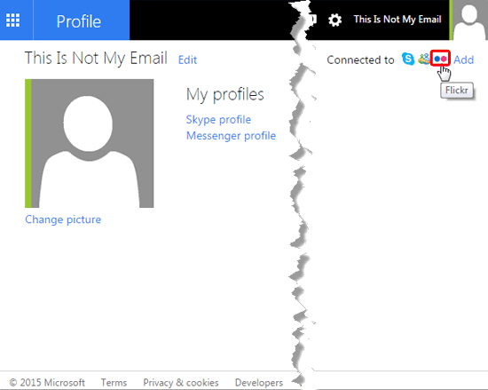 Flickr service added