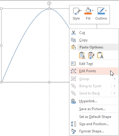 Learn PowerPoint 2013 for Windows: Drawing Parabolas