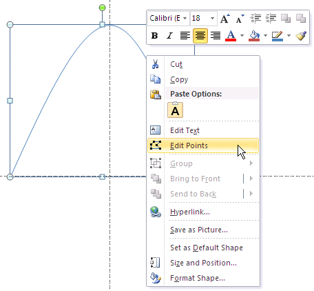 Drawing Parabolas In Powerpoint 2010 For Windows