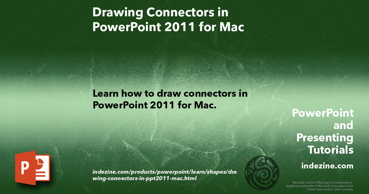 Drawing Connectors in PowerPoint 2011 for Mac