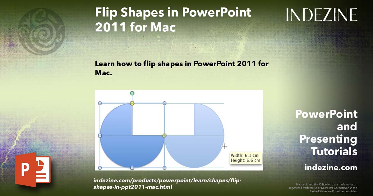 Flip Shapes in PowerPoint 2011 for Mac