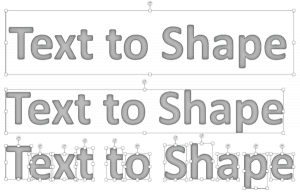 Convert Text to Shapes by Fragmenting in PowerPoint 2016 for Mac