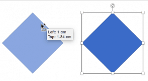 Duplicate Shapes by Dragging in PowerPoint 2016 for Mac
